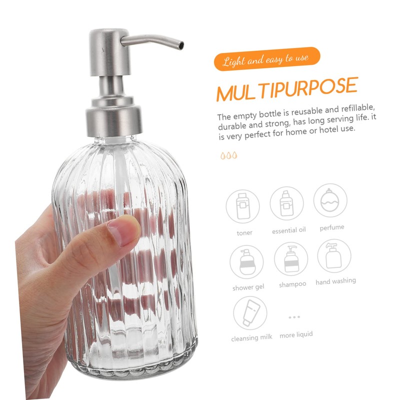 Ciieeo Shower Wall Liquid Soap Dispenser Hand Soap Pump Bottle