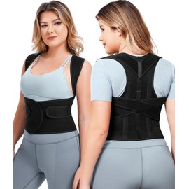 Gotoly Back Brace Posture Corrector for Women Adjustable Back Straightener Support for Spinal Neck Shoulder Hunchback Posture Corrector