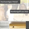 Mane Comb for Horse Donkey Metal with Sturdy Wooden Handle