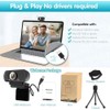 1080P Webcam,Live Streaming Web Camera with Stereo Microphone, Desktop or