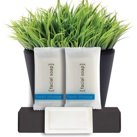 Fresh Choice 0.5OZ 100 Pack Bar Soap Hotel Travel Size Wholesale Face body & Bath Amenities Individually Wrapped Toiletries For Hotel Airbnb Vacation Rentals Guest Room Charity Donation