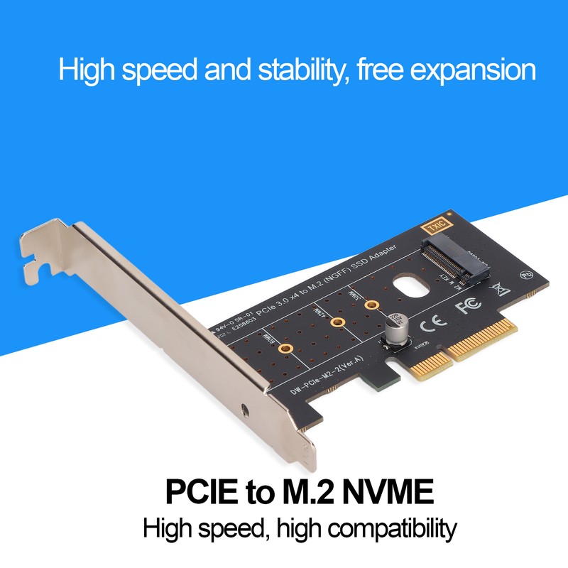 M.2 To Pcie Adapter PCB Gold Plated M.2 NVME to