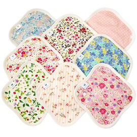 Outlet Products | Cloth Napkins and Cloth Liners, 8 Piece Set | 4 Cloth Panty Liners + 4 Sanitary Napkins | Super Sleep & Heavy Nights, Urine Care, Nursing Care