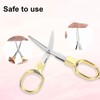 2 Pcs Mini Folding Scissors,Stainless Steel Nurse Scissors Foldable,Small Scissor