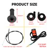 HIAORS 7/8" Mini Bike Throttle Cable Assembly Kit Compatible with