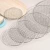uxcell Stainless Steel Cooling Racks,9.5 Inch Round BBQ Grill Net