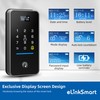 eLinkSmart Fingerprint Keyless Entry Door Lock with Door Magnetic Sensor,