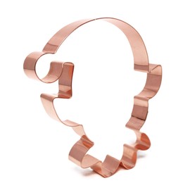 Cute Christmas Elf Face Copper Christmas Cookie Cutter