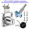 Cabinet Drawer Locks & Forstner Drill Bit (Drill Diameter 0.79"/20mm)
