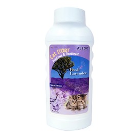 Alzoo Cat Litter Deodorizer, Lavender Bay