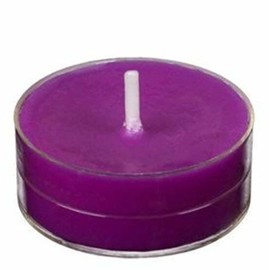 Purple Unscented Soy Wax Tealight Candles 20 Pack