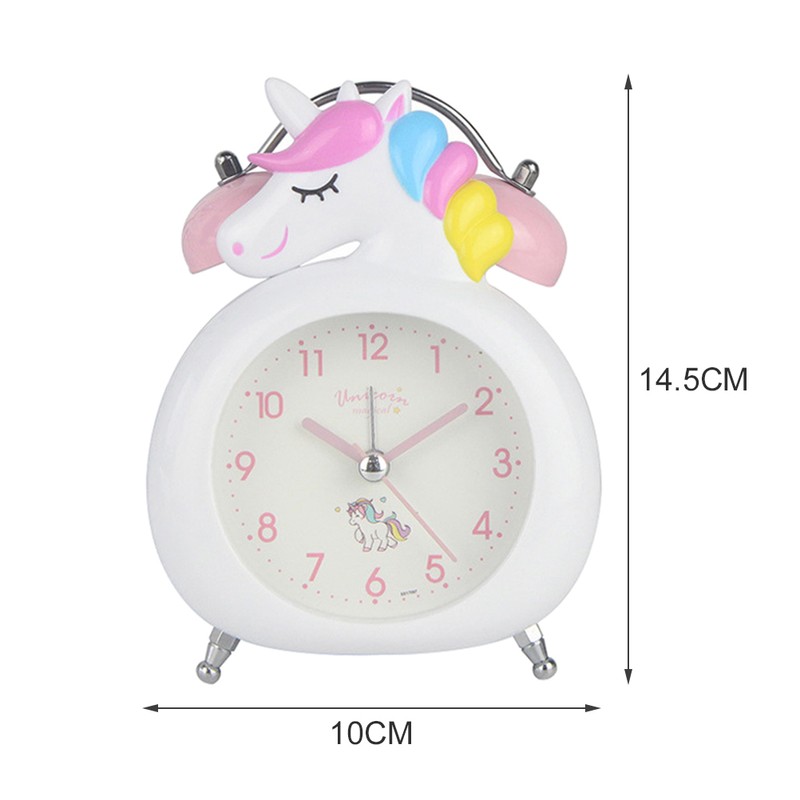 Cute Cartoon Alarm Clock Kids Students Bell Alarm Clock Child
