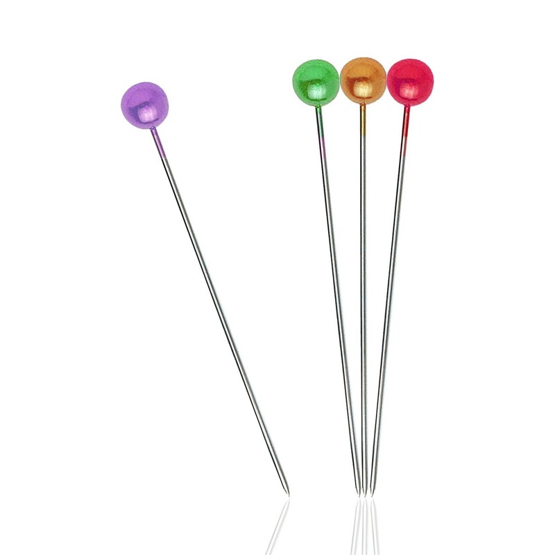 Prym Headpins, Silver, Bunt, 40 Stück