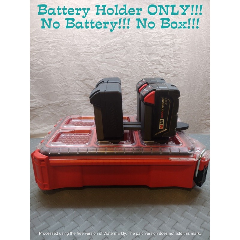 FOAM KRAFT MILWAUKEE PACKOUT BATTERY MODULAR M18 TOOL BLACK INTERCHANGEABL