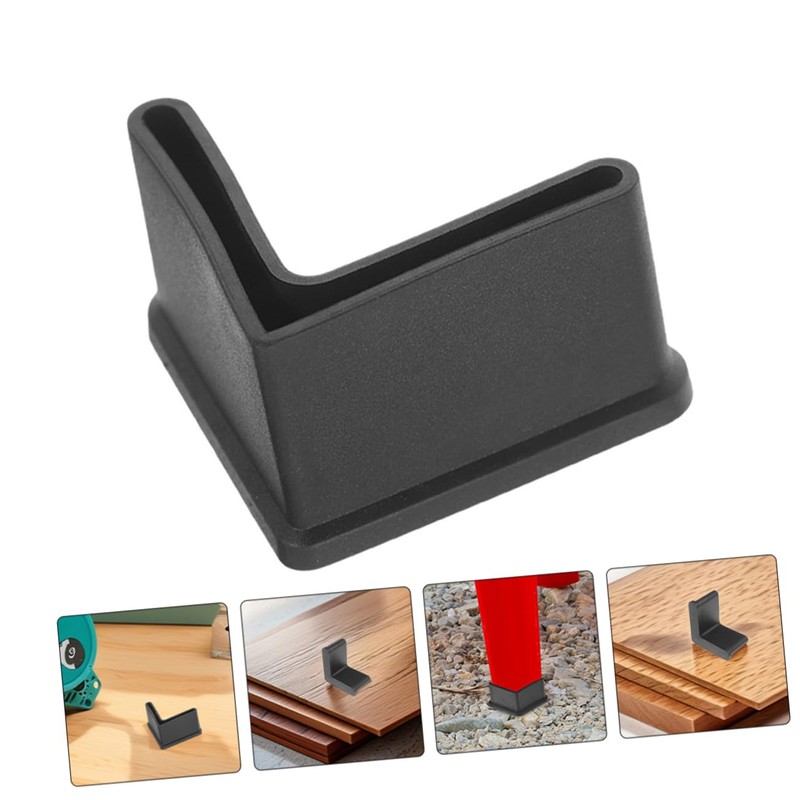 TEHAUX 10Pcs Shaped Rubber Leg Caps for Furniture Feet Non