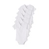 Vertbaudet Pack of 5 Newborn Bodysuits with Front Opening Short