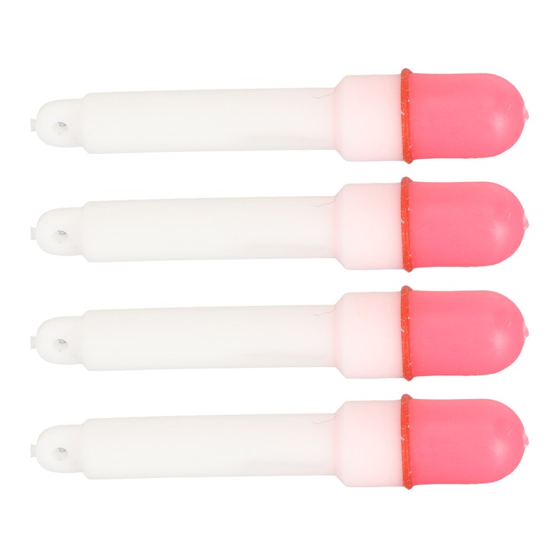 4PCS Fishing Glow Sticks High Visibility Night Fishing Float Tail