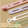 YANGMUM 24pcs Silicone Cable Ties Reusable, Cord Organizer, 4 Styles