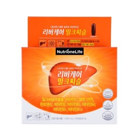 Nutrione Rivercare Milk Thistle (1000mg, 60 capsules) (Sanbon Branch) / 뉴트리원 리버케어 밀크씨슬(1000mg60캡슐)