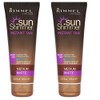 2 X Sunshimmer Water Resistant Instant Tan Wash Off Matte