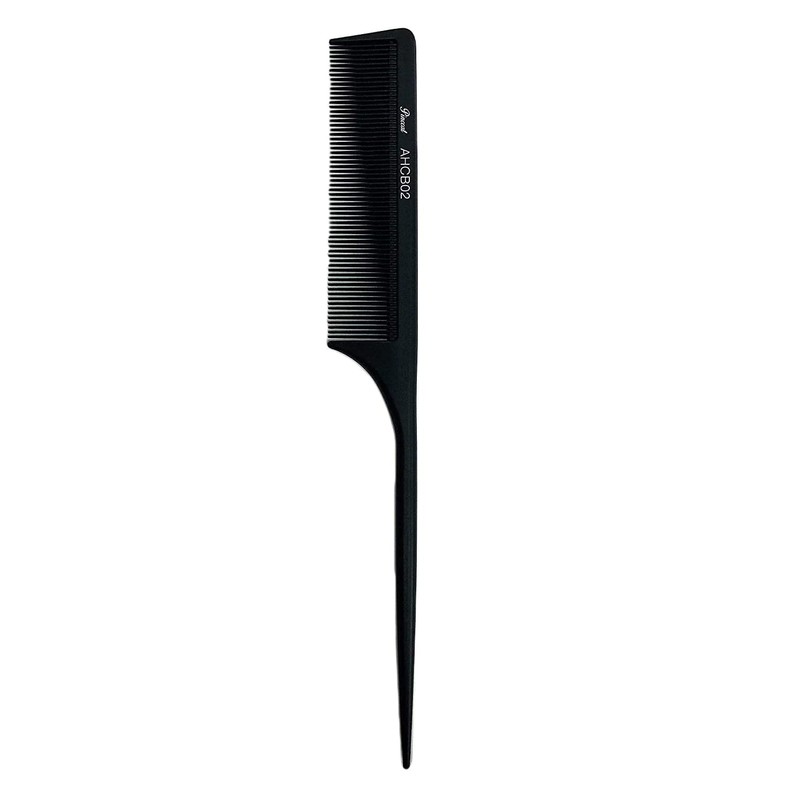 Absolute pinccat professional carbon comb - large handle fine tooth