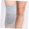 Baluue 2pcs Fitness Training Knee Support Pads Grey Sponge Knee