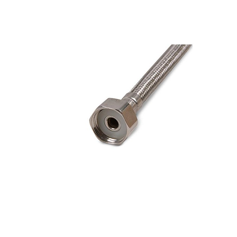 Reinforced Hose 30 cm Flexible with 1/2 Inch Union Nut