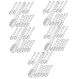 MERRYHAPY 5sets Facial Spoon for Makeup Skincare Tool Mini Spatula Reusable Easy Travel 10pcs*5