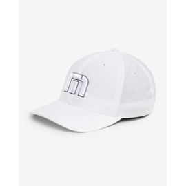 Travis Matthew AA800BBJV Unisex Classic Tech Cap (Brand Logo/Stretch) / Hat Golf, white, L–XL