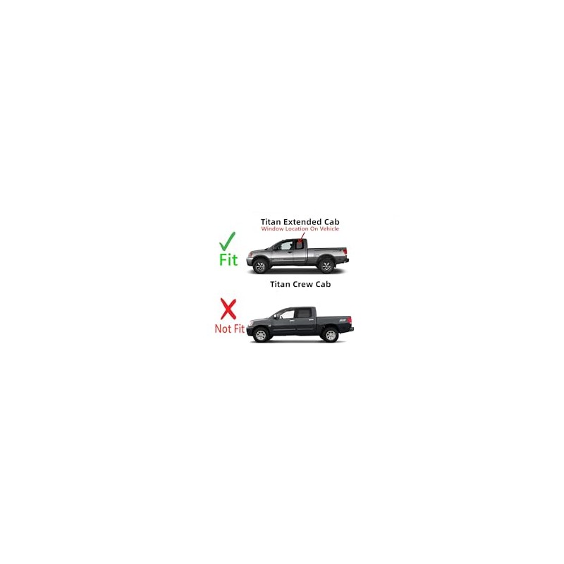 Driver Left Side Rear Quarter Window Quarter Glass Compatible with