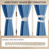 Vesaneae 4 PCS Braided Curtain Tiebacks, Hand Woven Boho Curtains