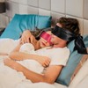 2Pcs Silk Satin Eye Mask, Satin Silk Eye Covers Blindfold