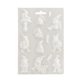 Stamperia - Soft Mould A5 for Scrapbooking, Albums, Bullet Journals and More, Suitable for Soft Clay, Ceramic Powder and More, Perfect for Hobbies, Crafts and Gifting (Hidden Grove)