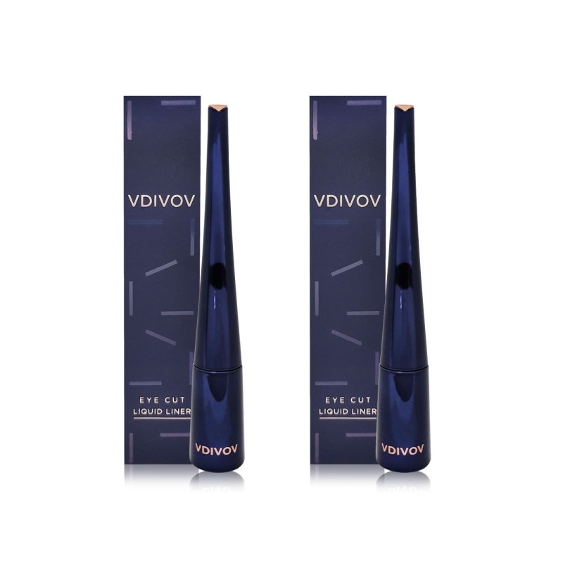 VDIVOV Eye Cut Liquid Liner Black 3.6g x 2 /