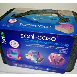 IonUV ION UV SANI CASE (LED STERILIZING TRAVEL BAG) - 2 COLORS AVAIL- GRAY/MINT