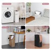efluky Slim Laundry Basket, Narrow Laundry Hamper with Handles, Collapsible