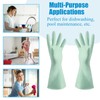 3 Pairs Reusable Household Cleaning Gloves, Skin-Friendly, Non-Slip, Extra Thick,
