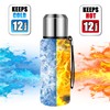 Insulated vacuum Thermo Bottle 500ml/16.9oz with cup Stainless steel coffee