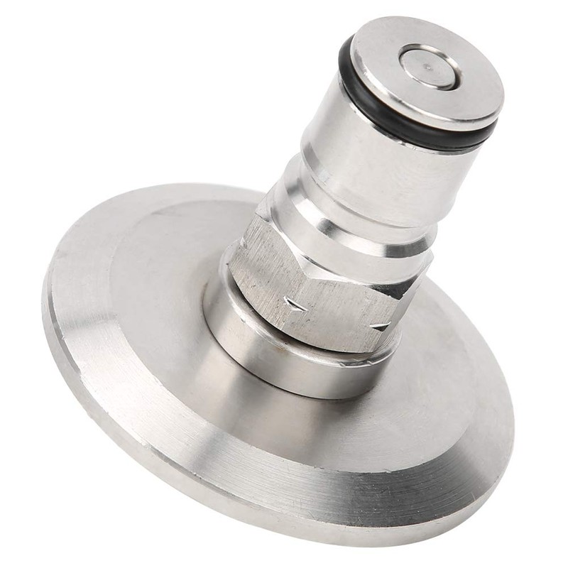 Gas Lock Post Adapter 1.5in Clamp to Ball Connector Brewing