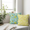 ASDCXZ Cushion Cover 40x40 cm 4pcs Set, Summer Fruit Yellow
