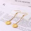 OIDEA Sun and Moon Earrings for Women: Delicate Gold-Plated Sun