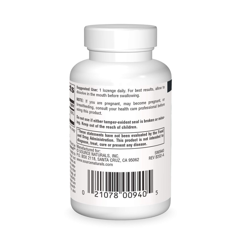 Source Naturals Coenzymated B-6, 25mg - 30 Lozenges