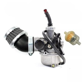 TDR 19mm Carby Carburetor Air Filter Fuel Filter Kit Dirt Pit Trail Bike ATV Quad Go Kart Buggy Parts 50cc 70cc 90cc 110cc 125cc 4 Stroke Engine 34mm 48mm