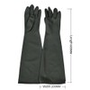 Blast Rubber Gloves for Sandblasting Sandblaster Sand Blast Cabinet Sandblasting