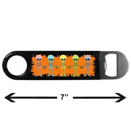 Siskiyou Skeleton Buddies Long Neck Bottle Opener, One Size, Chrome