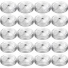 Honoson 20 Pcs Regular Mouth Mason Canning Jar Straw Lids