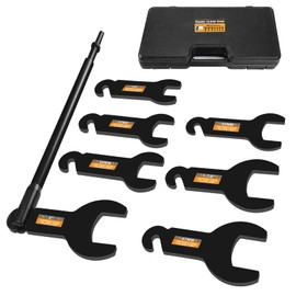 DenForste Pneumatic Fan Clutch Removal Tool Kit - 8pcs Clutch Fan Removal Tool Kit Compatible with Jeep, Ford, GM, Chrysler