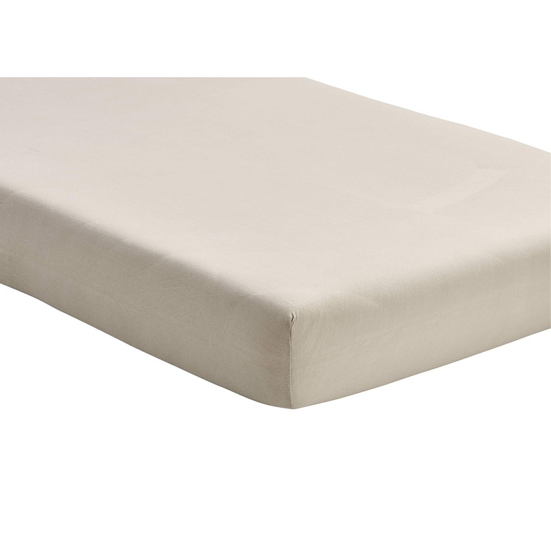 Hometex Premium Textiles Fitted Sheet, 90–100 x 200 cm, Jersey