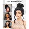 Alionly Hidden Strap 360 Glueless Lace Front Wigs 100% Human