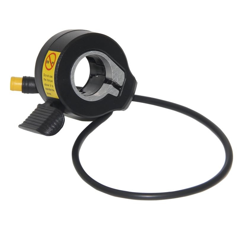 LiveOnce E-Bike Thumb Throttle 130X,Waterproof Accelerator,22.2mm/0.87in Handlebars，Left/Right Universal Bicycle Conversion
